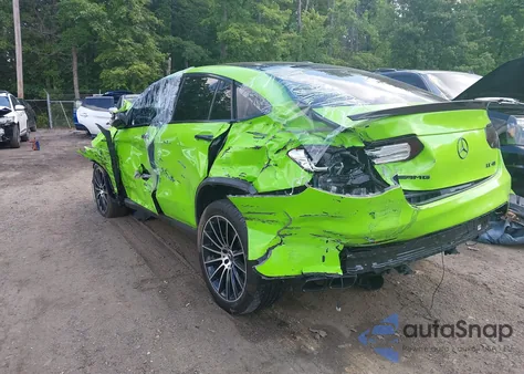 2018 Mercedes-Benz Glc Coupe 43 4Matic Amg z USA, uszkodzony, nr VIN WDC0J6EB4JF340500